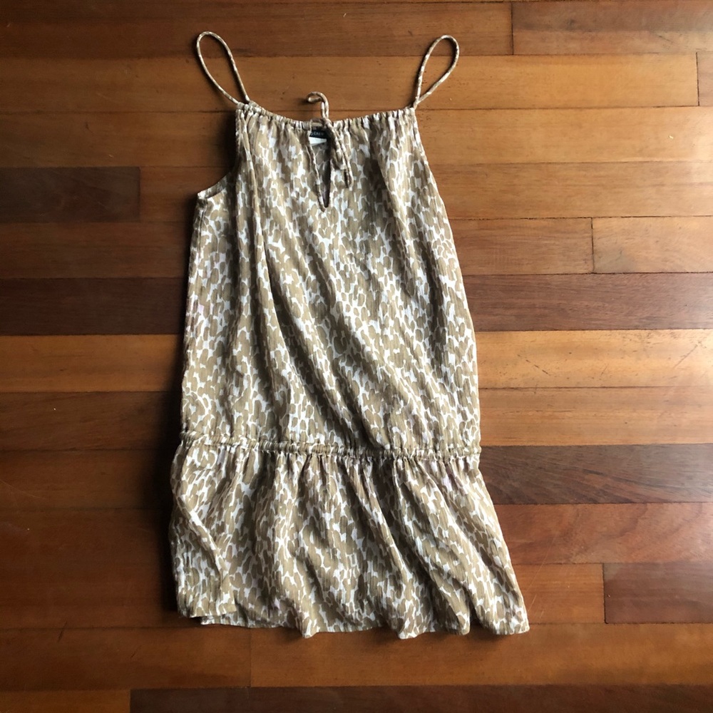 J crew drawstring dress